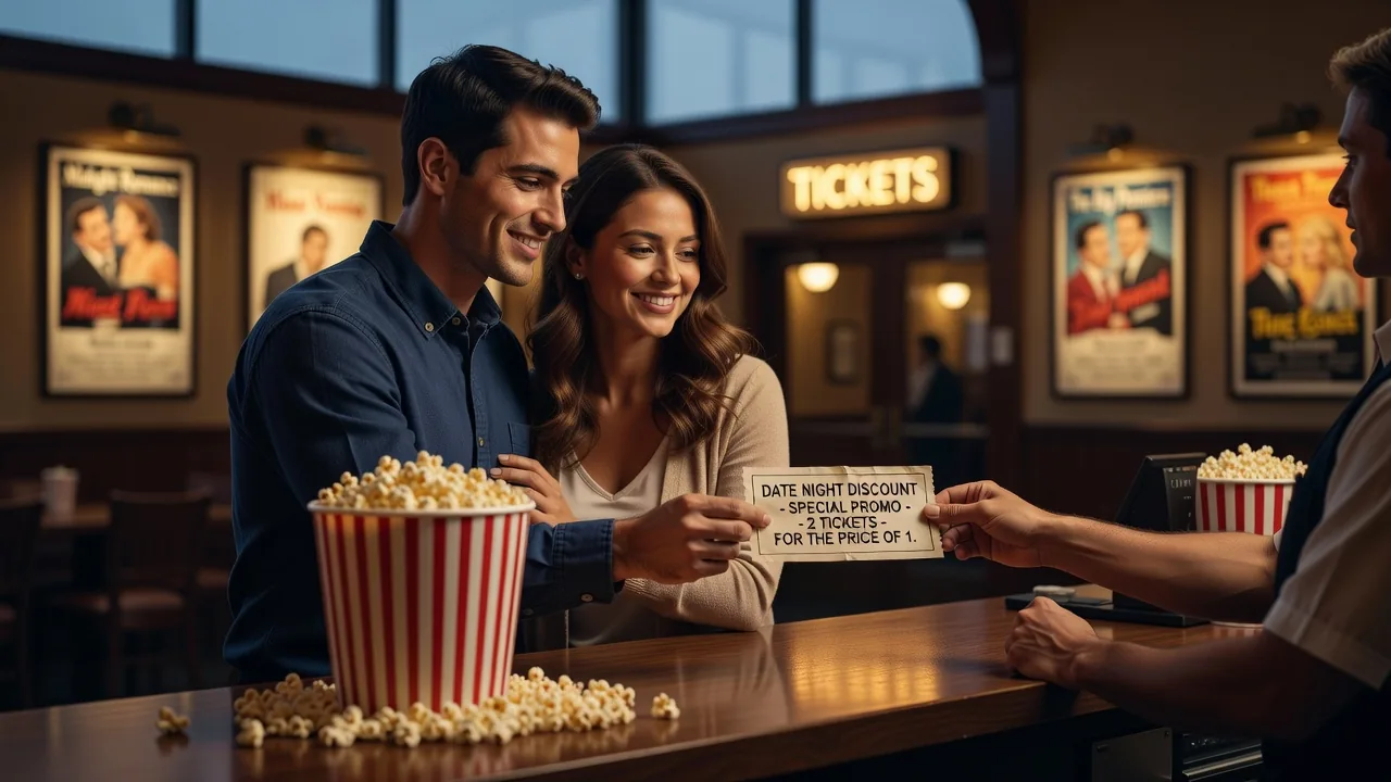 Movie theater promo coupon